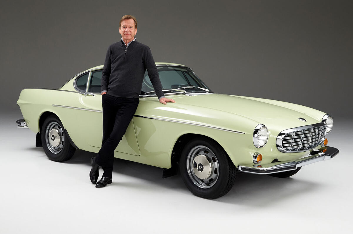 Issigonis trophy winner Hakan Samuelsson - Volvo P1800