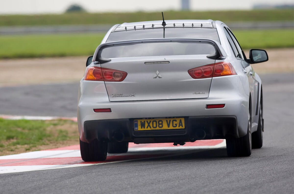 Mitsubishi Lancer Evo X - rear Mitsubishi Lancer Evo X - rear