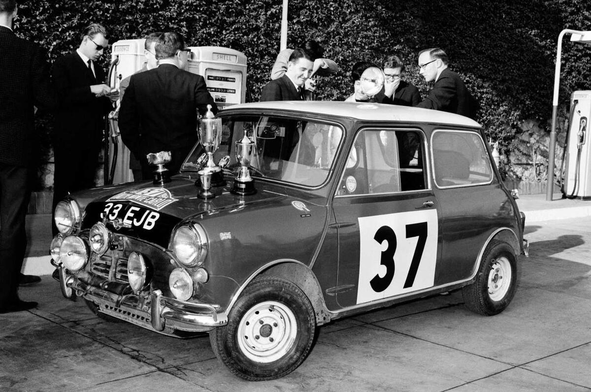 Paddy Hopkirk rallying Monte Carlo Win trophies Paddy Hopkirk rallying Monte Carlo Win trophies