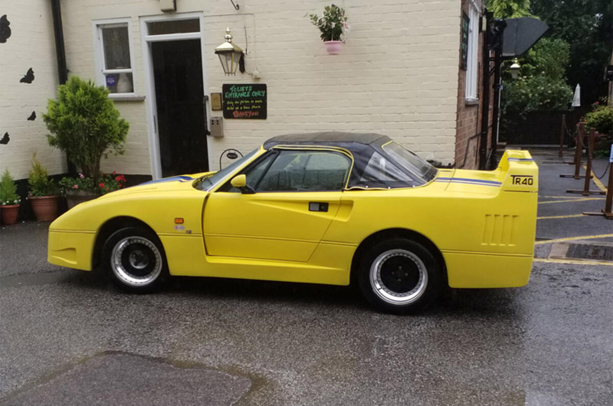 Triumph TR40 - static side Triumph TR40 - static side