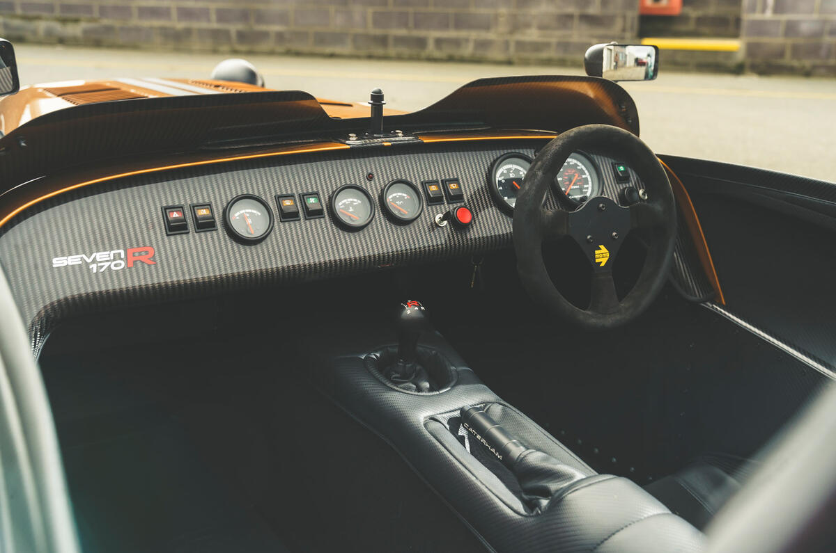 5 writers favourite cars 2021 Caterham Seven 170 R interior 5 writers favourite cars 2021 Caterham Seven 170 R interior