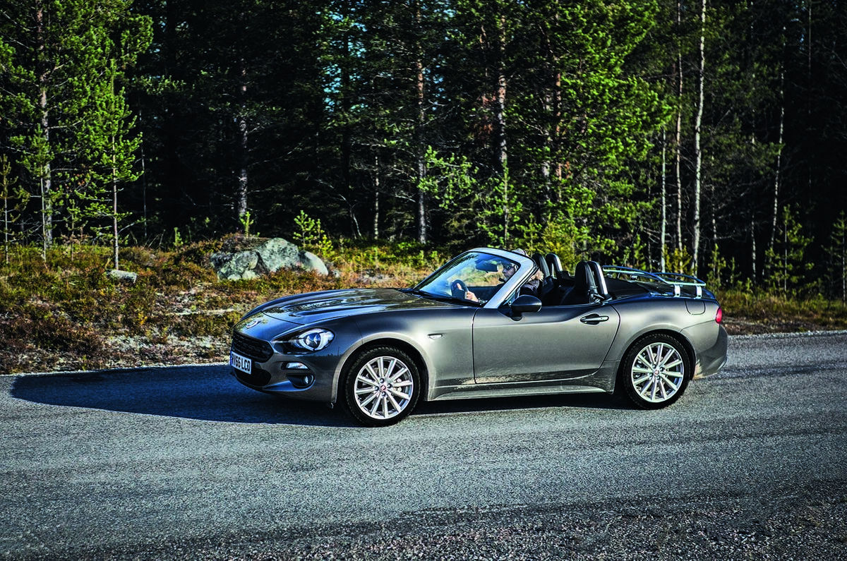 Fiat 124 Spider heads to the Arctic Circle