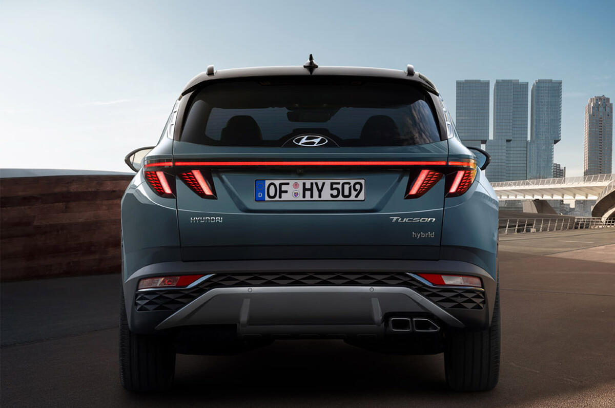 Hyundai Tuscon - rear Hyundai Tuscon - rear