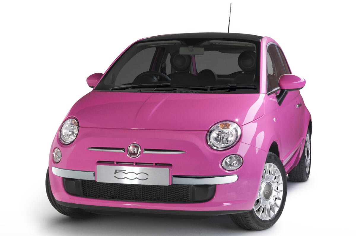 Fiat 500 Barbie pink
