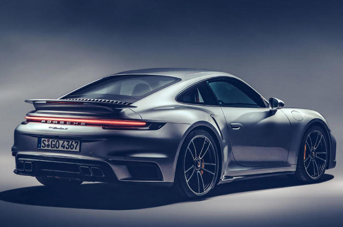 Porsche 911 Turbo S 2020 official images - rear