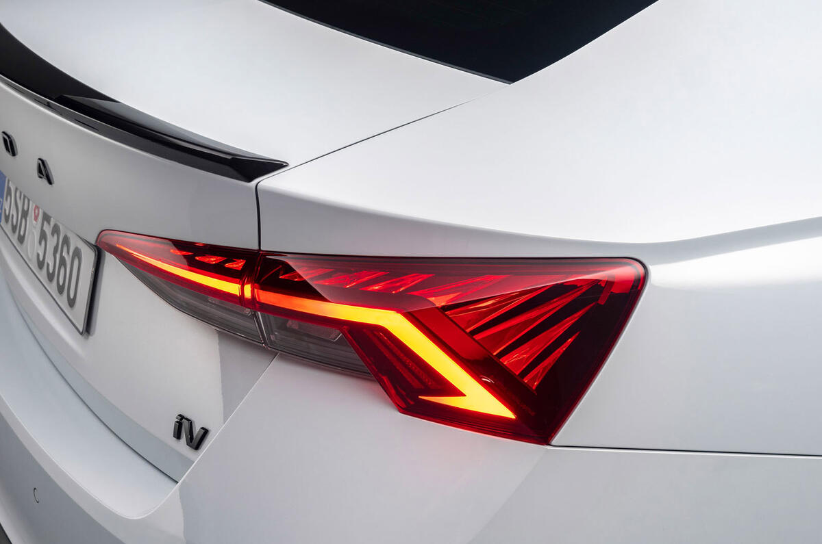 Skoda Octavia vRS 2020 - tail-light Skoda Octavia vRS 2020 - tail-light