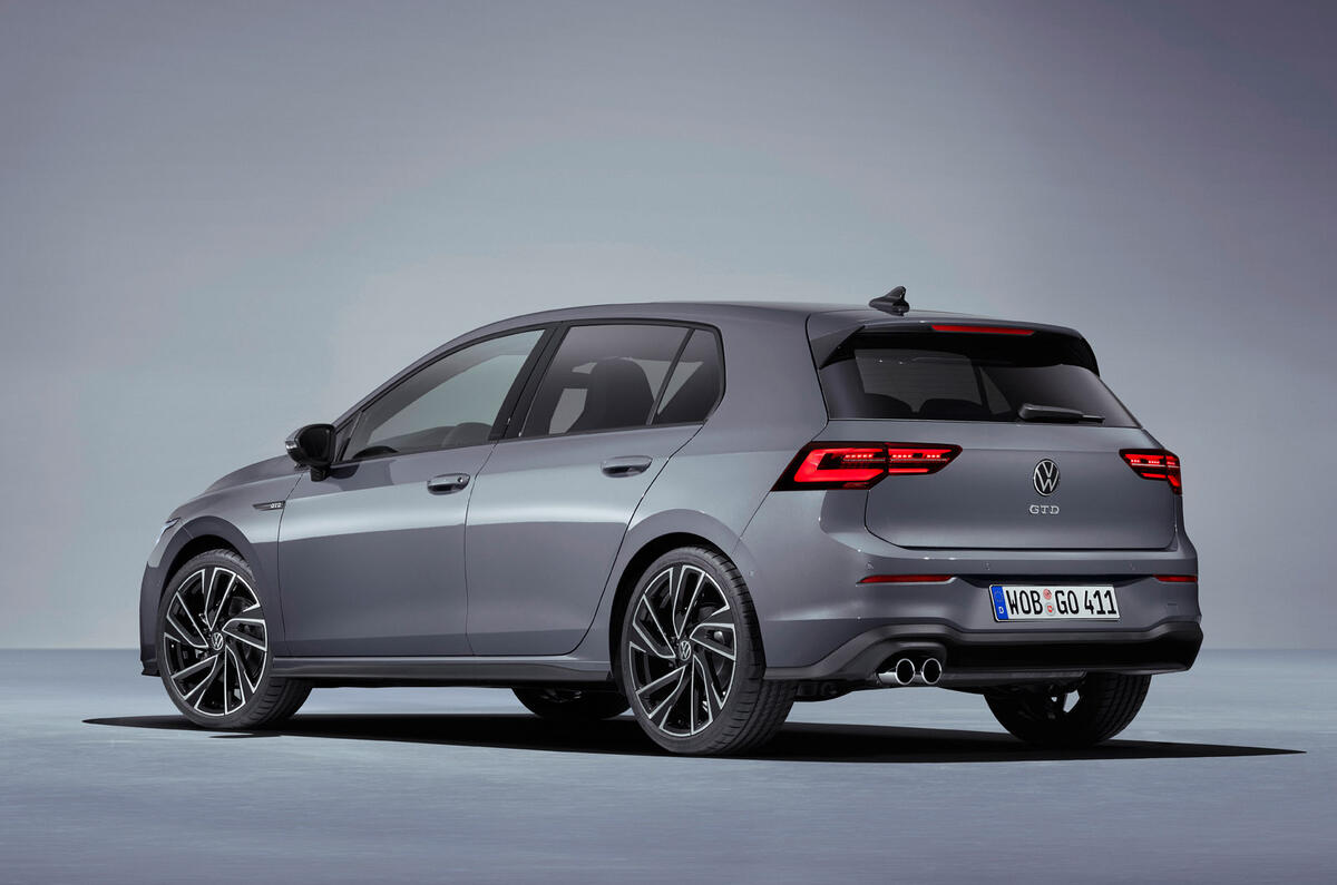 Volkswagen Golf GTD 2020 - stationary rear Volkswagen Golf GTD 2020 - stationary rear