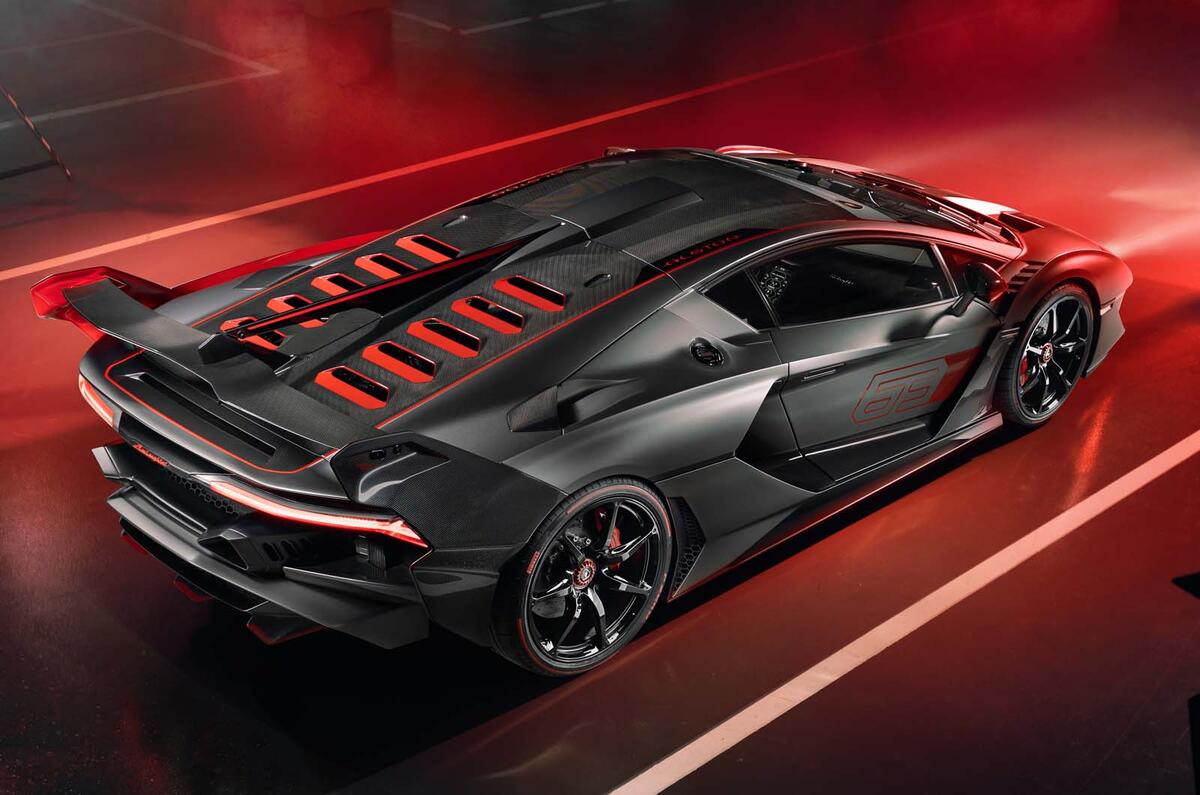 Lamborghini SC18 concept - rear top