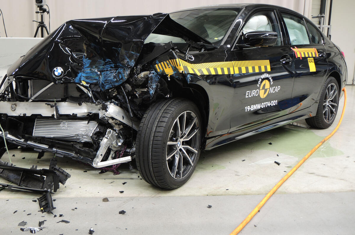 Euro NCAP crash test October 2019 - BMW 3 Series