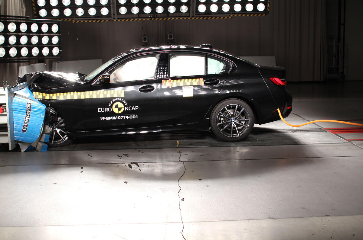 Euro NCAP crash test October 2019 - BMW 3 Series