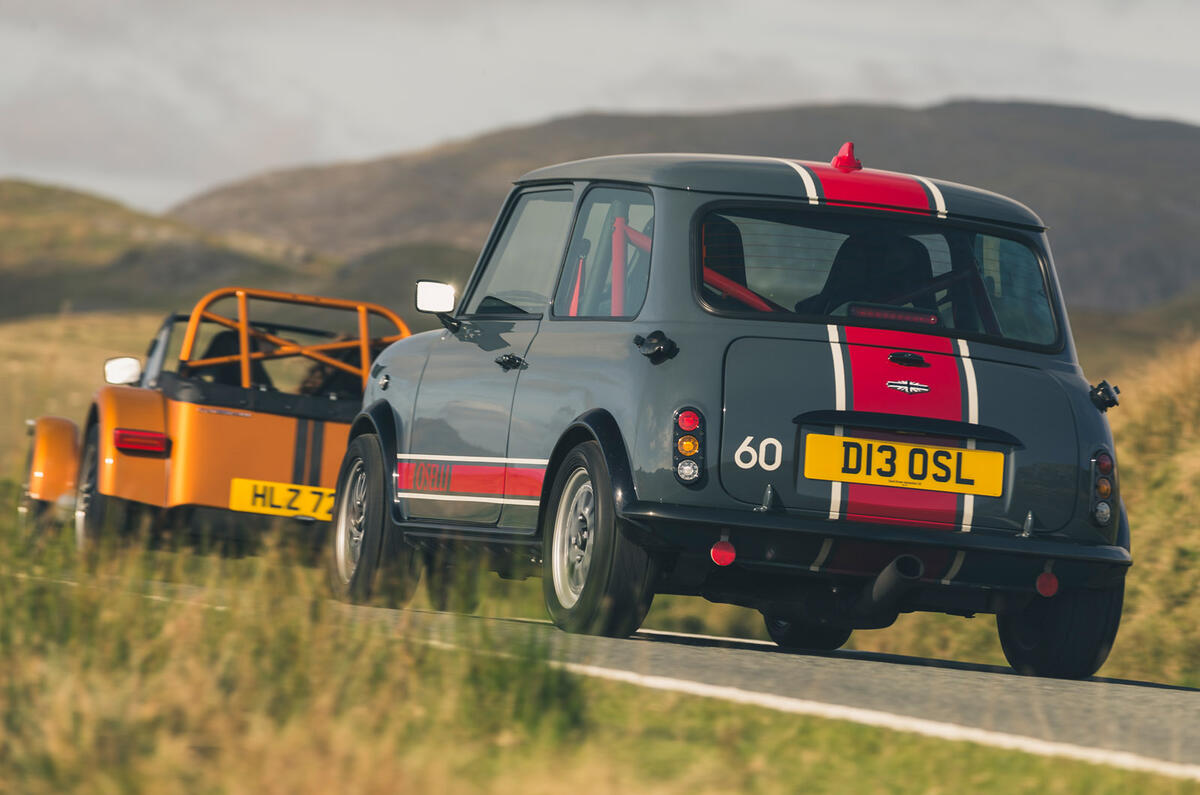 55 Britains best drivers car 2021 mini road rear 55 Britains best drivers car 2021 mini road rear