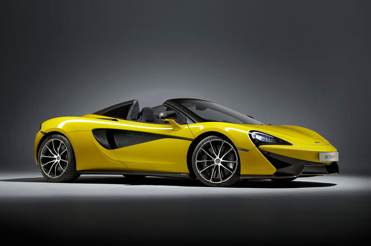 McLaren 570S Spider officially revealed ahead of Goodwood debut