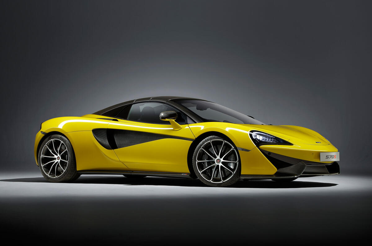 McLaren 570S Spider officially revealed ahead of Goodwood debut