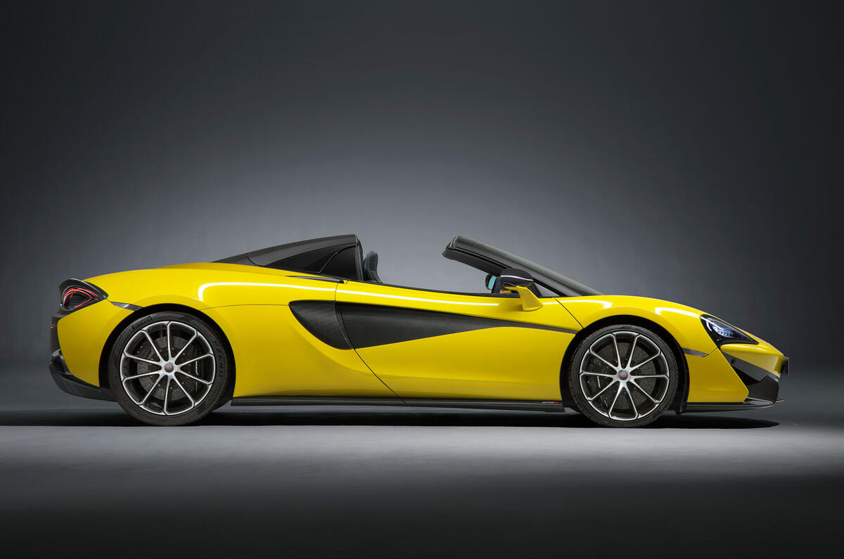 McLaren 570S Spider officially revealed ahead of Goodwood debut