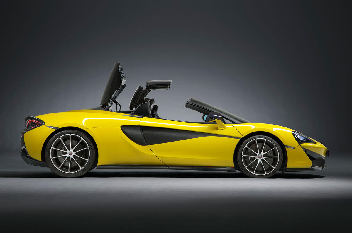 McLaren 570S Spider officially revealed ahead of Goodwood debut