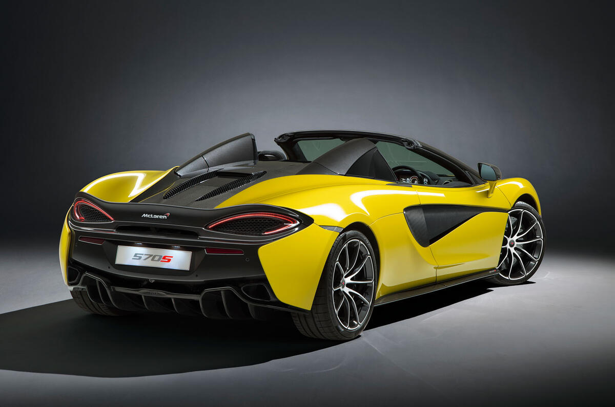 McLaren 570S Spider officially revealed ahead of Goodwood debut