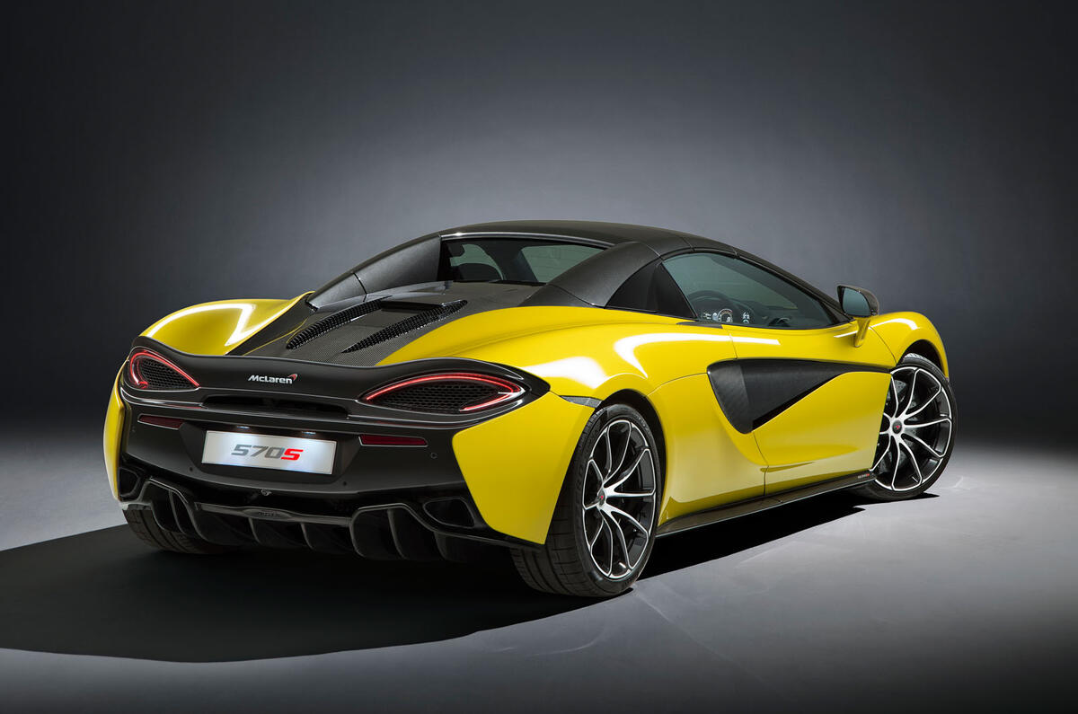 McLaren 570S Spider officially revealed ahead of Goodwood debut