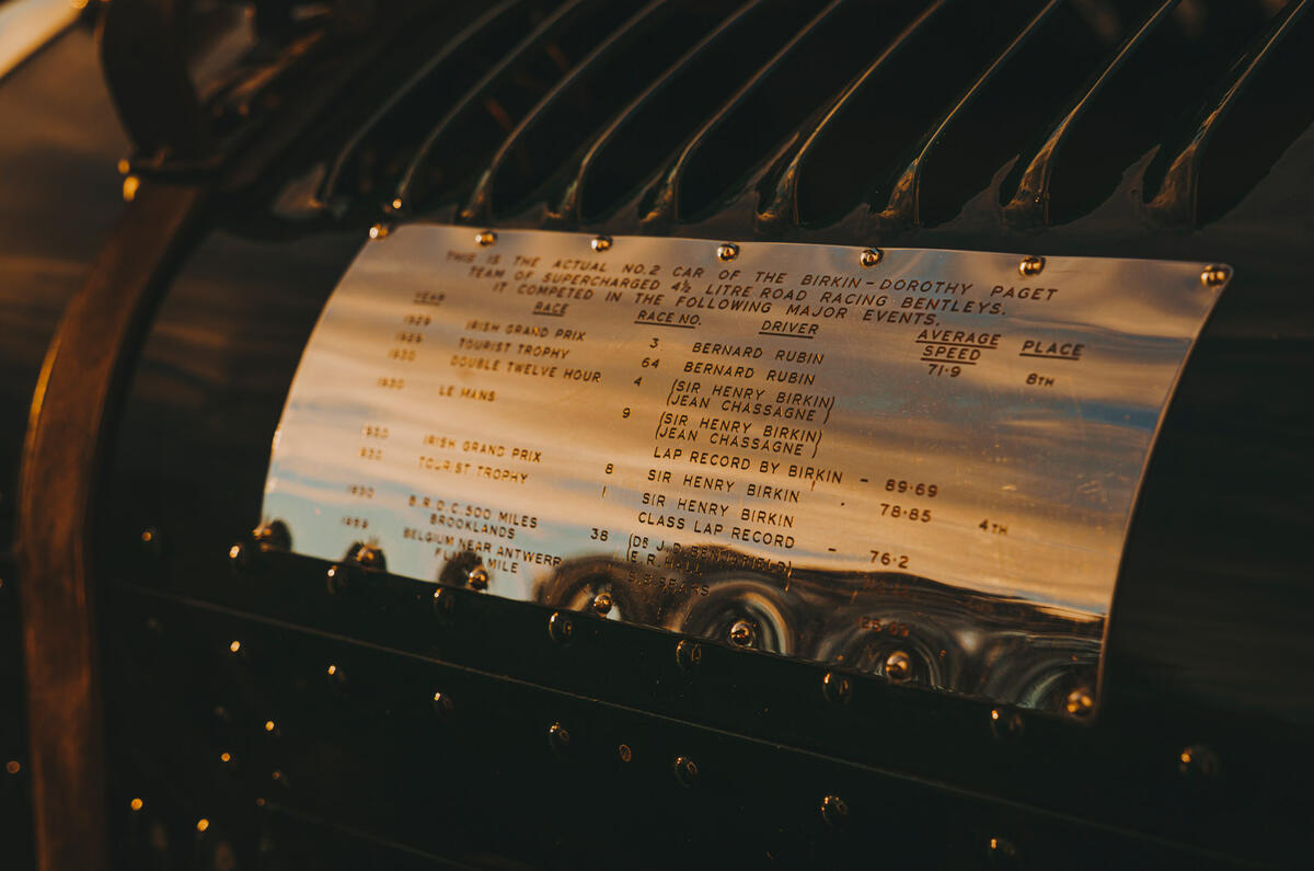 58 Bentley Cupra Christmas road trip bentley mulliner blower plaque
