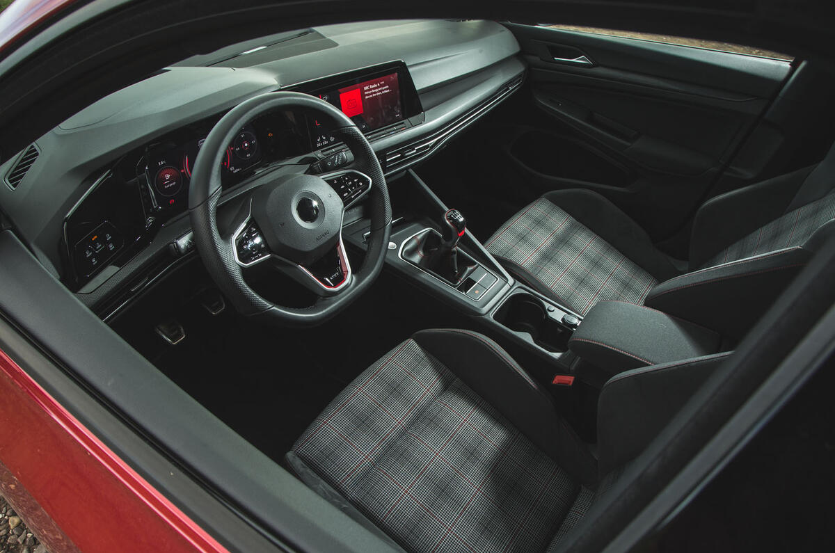 Britain's best affordable drivers car 2020 - VW Golf GTI - interior Britain's best affordable drivers car 2020 - VW Golf GTI - interior
