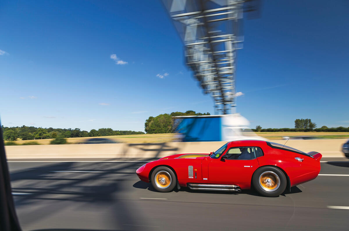 Cobra speeding side Cobra speeding side