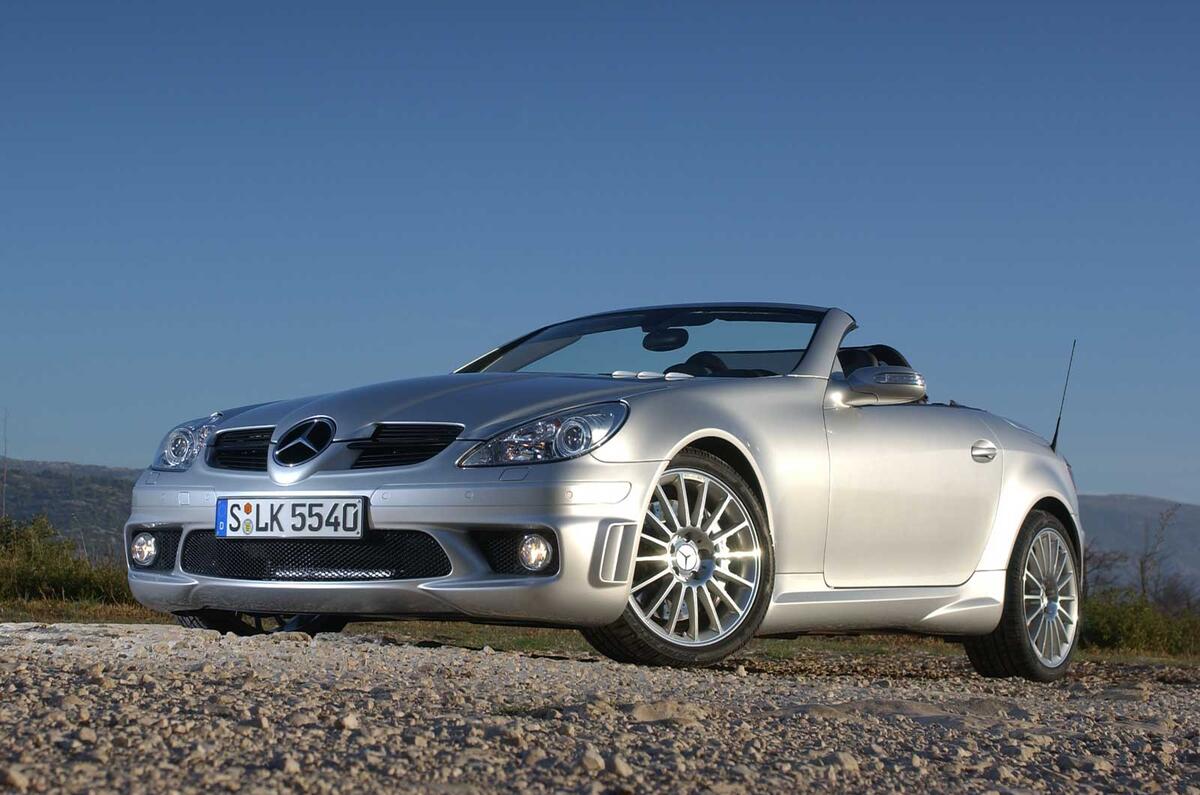 Future classics: ten affordable used convertibles set to rise in value Mercedes-Benz SLK 55 AMG