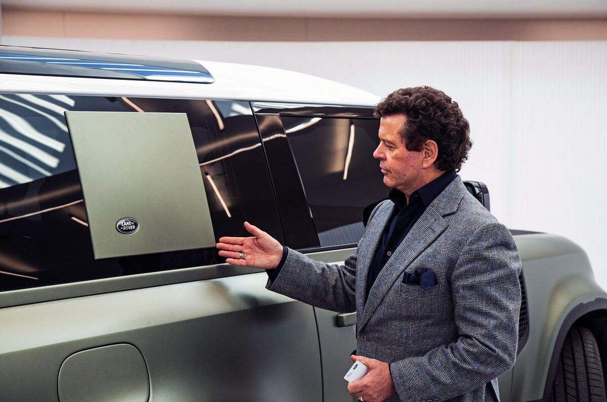 Gerry pointing out features Gerry pointing out features