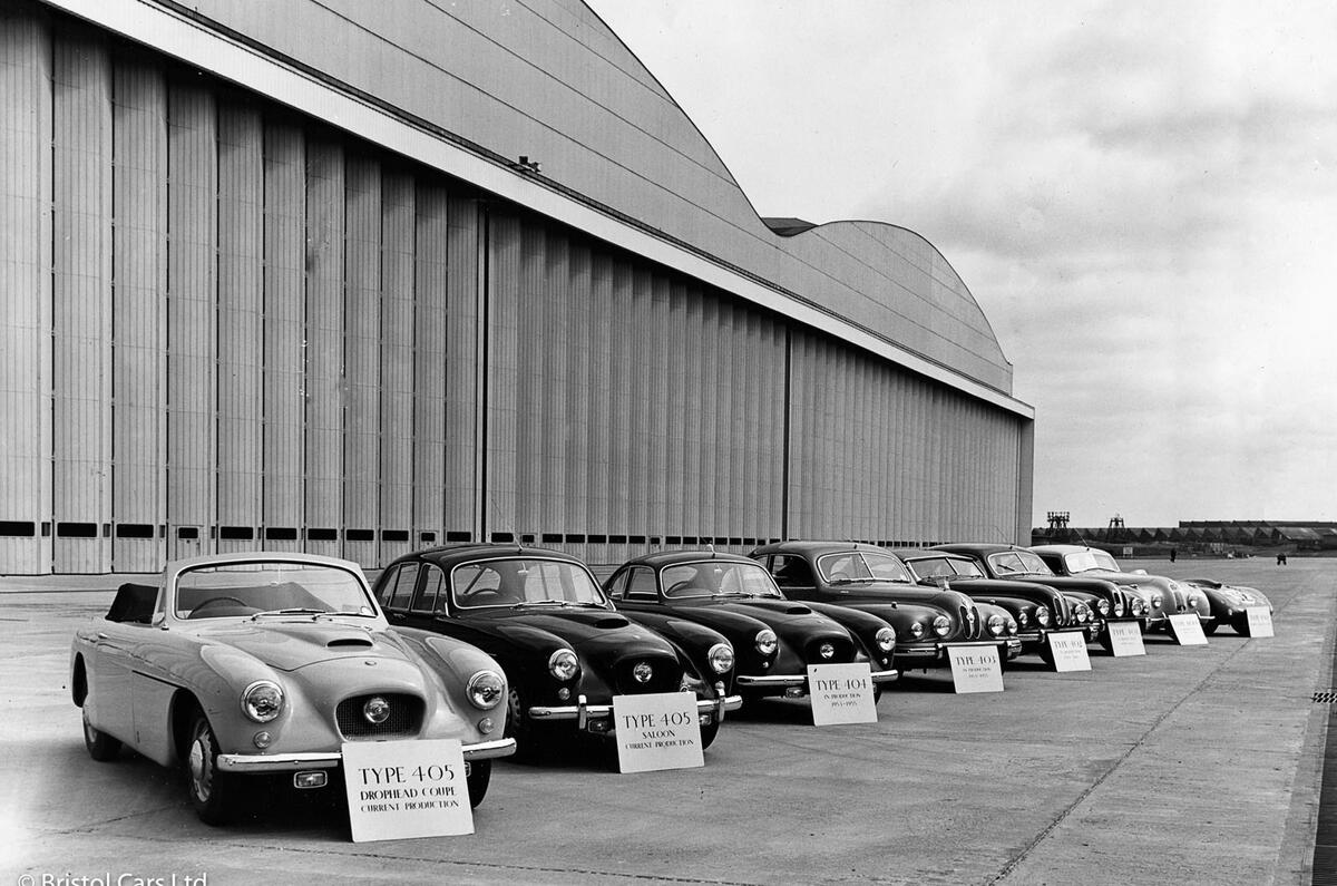 Bristol line-up - 1960s