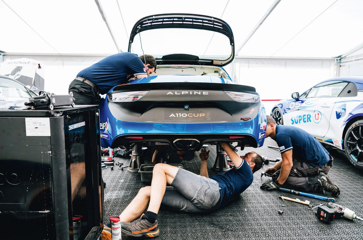 Alpine A110 getting work Alpine A110 getting work