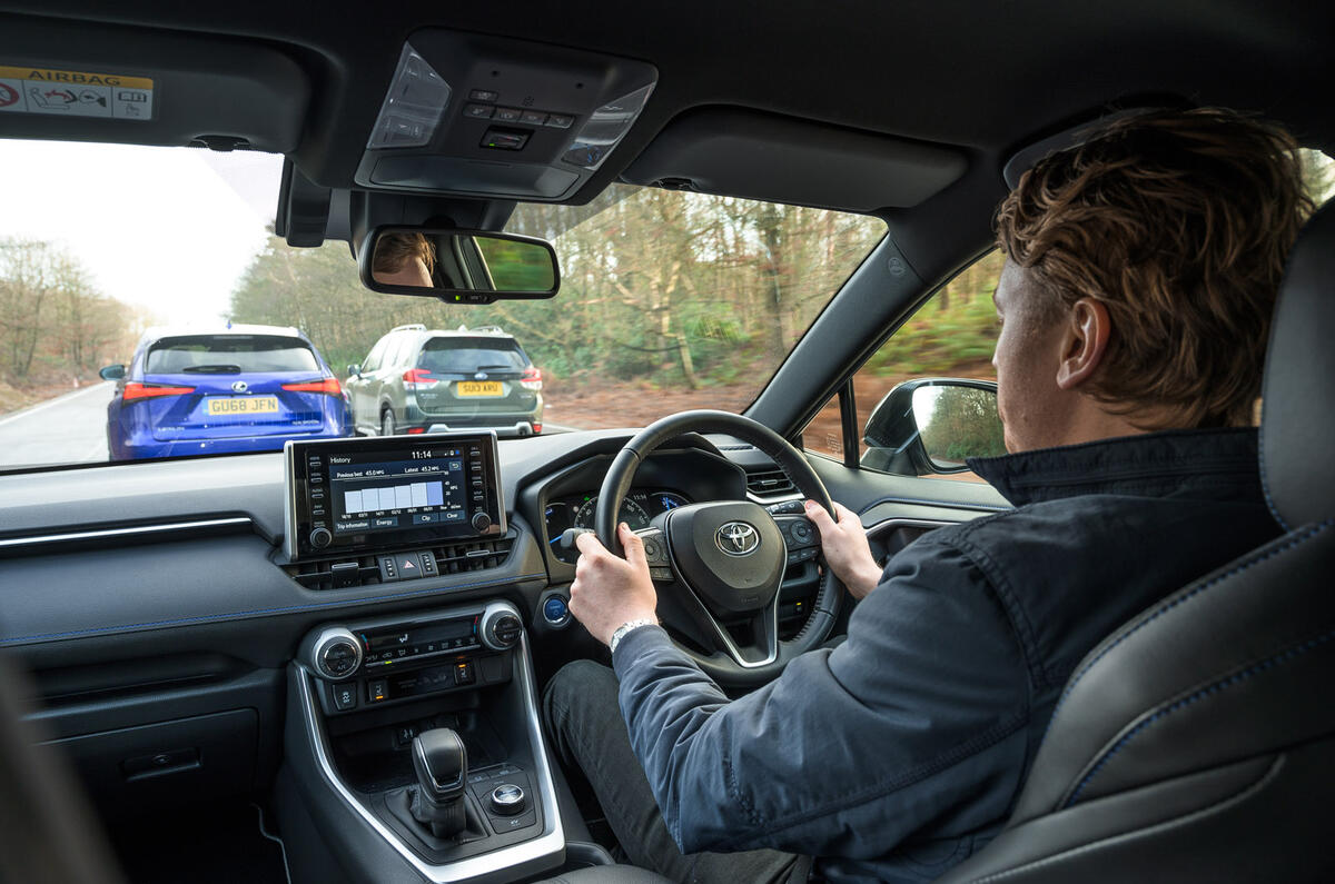 Richard Lane driving Toyota RAV4 Richard Lane driving Toyota RAV4