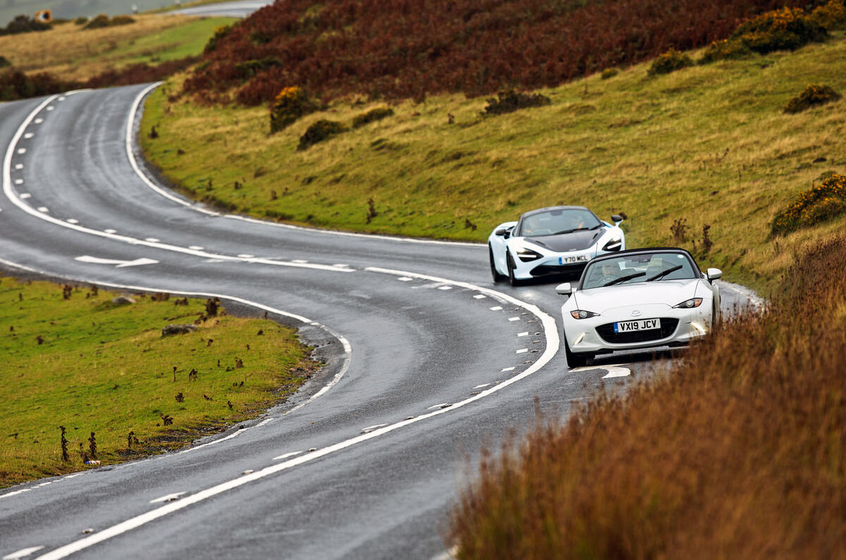 McLaren 720S vs Mazda MX-5 4 McLaren 720S vs Mazda MX-5 4