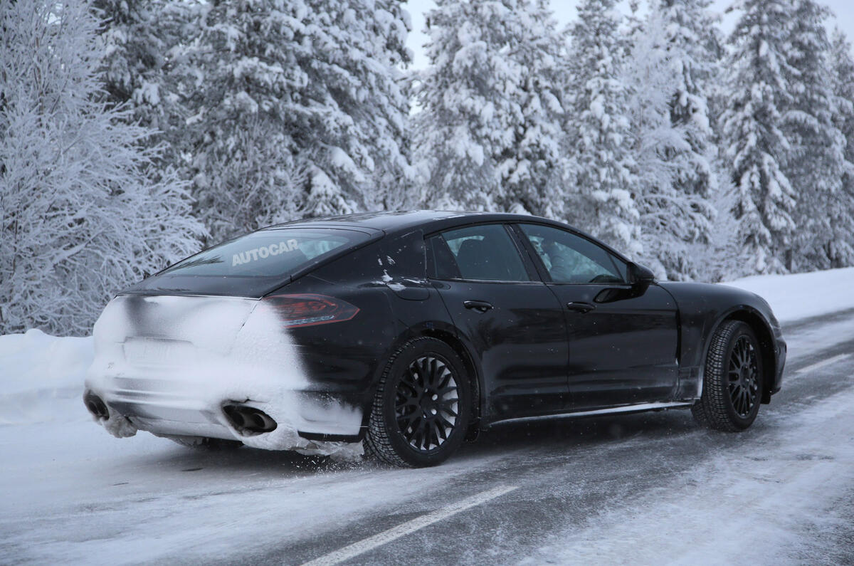 Porsche Panamera spy 2016