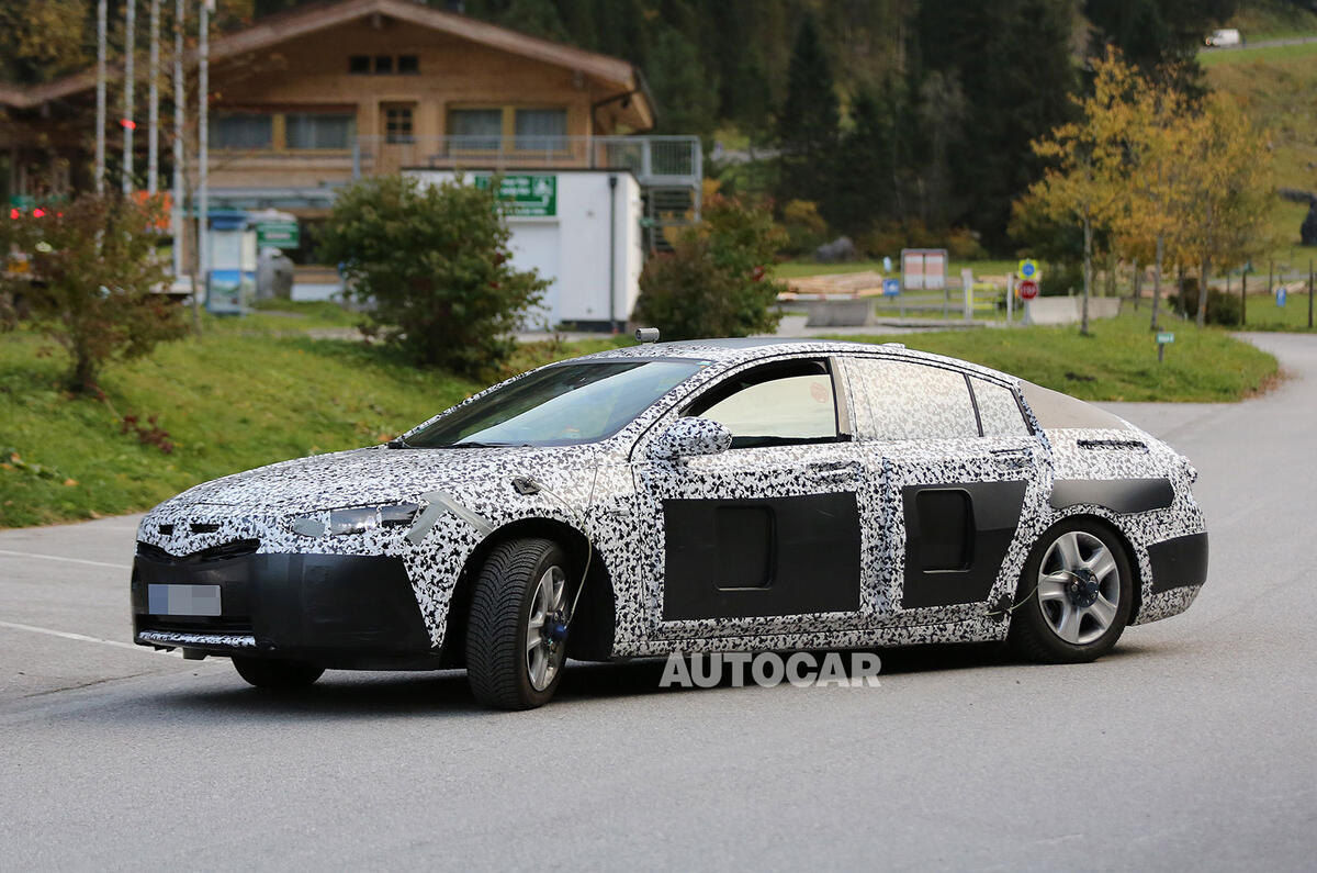 Vauxhall Insignia spy shots