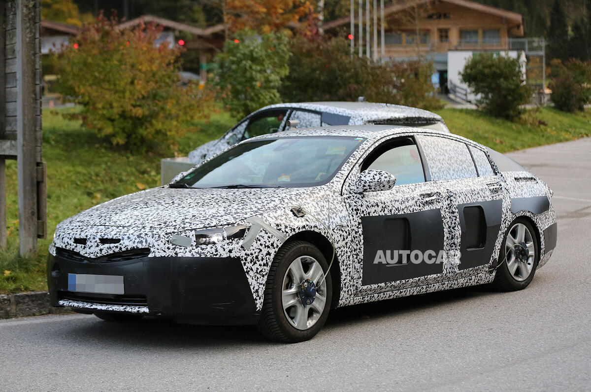 Vauxhall Insignia spy shots