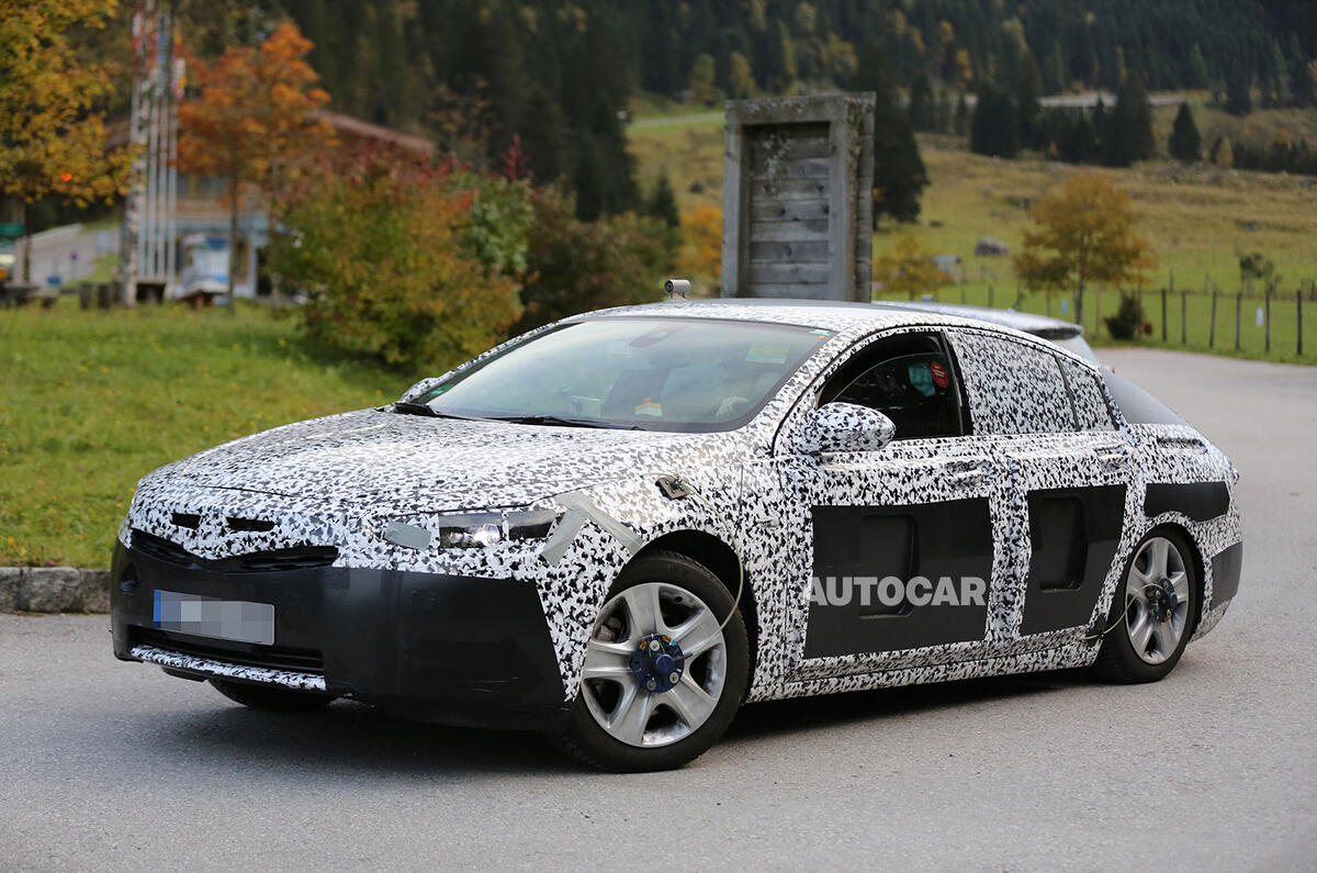 Vauxhall Insignia spy shots