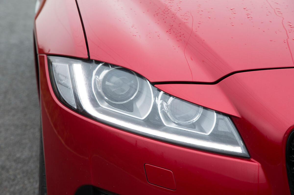 The XF is the best drivers' car of the three