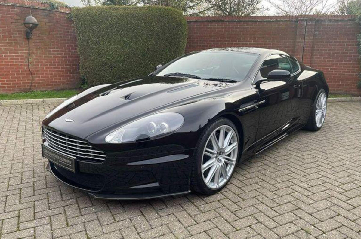Aston Martin DBS 2008 static on driveway, one we found Aston Martin DBS 2008 static on driveway, one we found