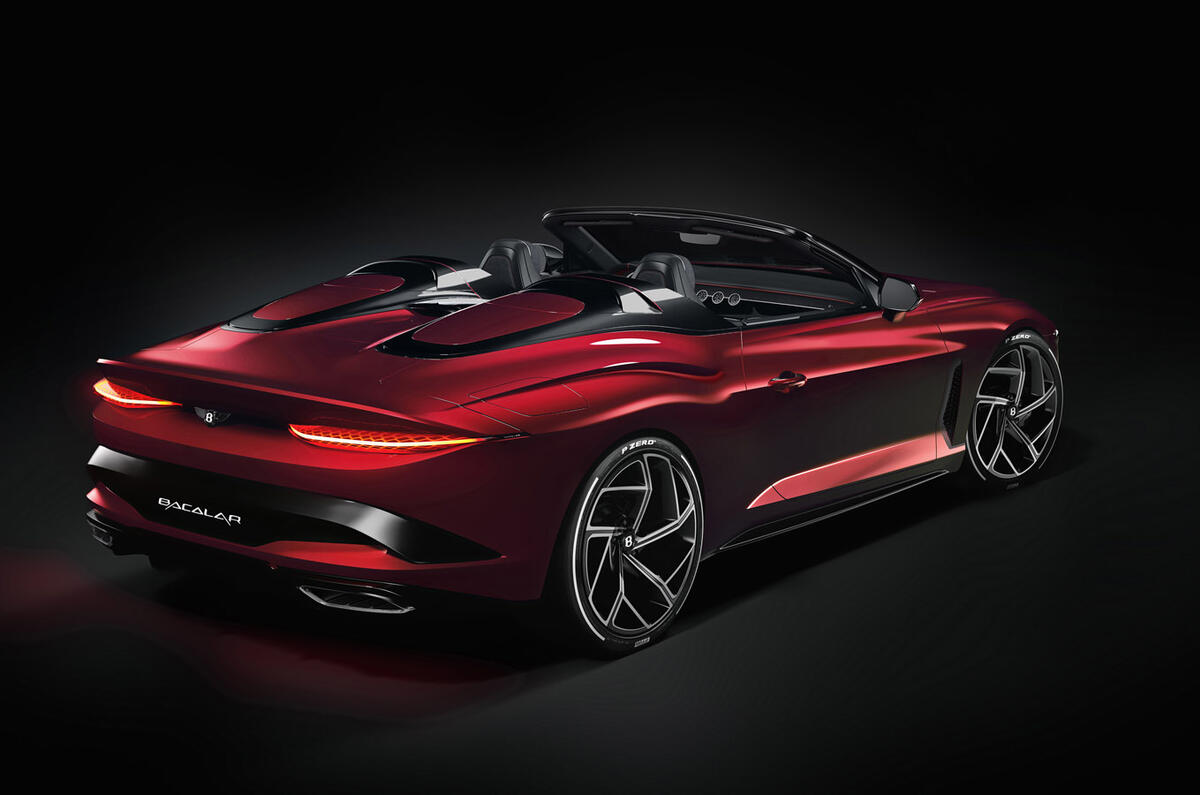 Bentley Bacalar Fulton 2020 - static rear Bentley Bacalar Fulton 2020 - static rear