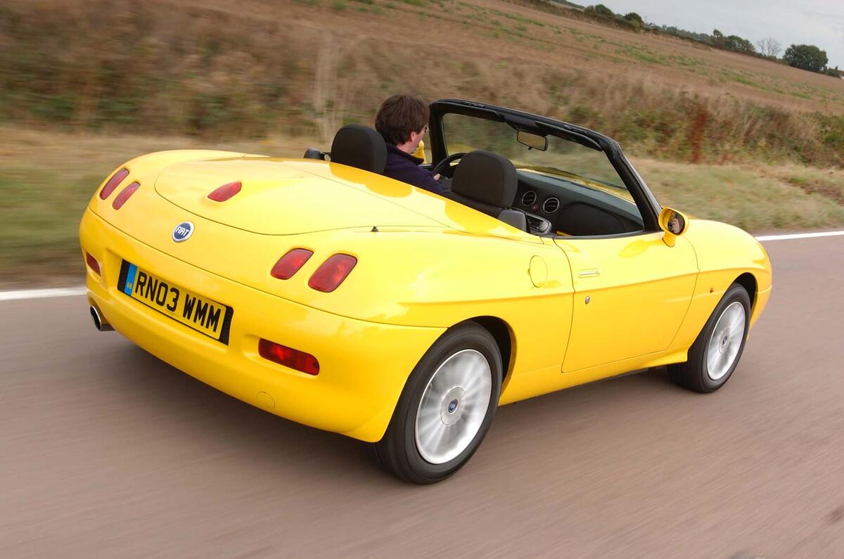 Fiat Barchetta 2003 rear tracking Fiat Barchetta 2003 rear tracking