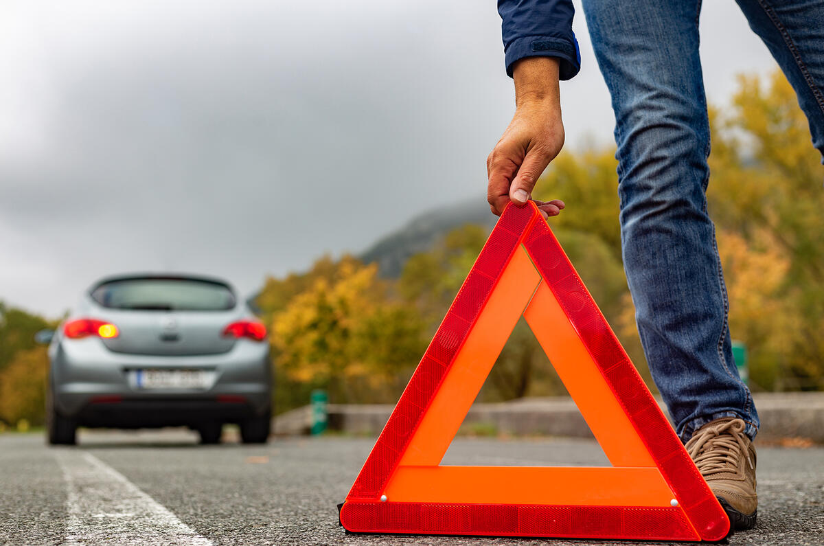 Warning triangle