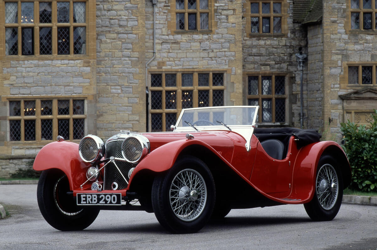 Jaguar SS - static front