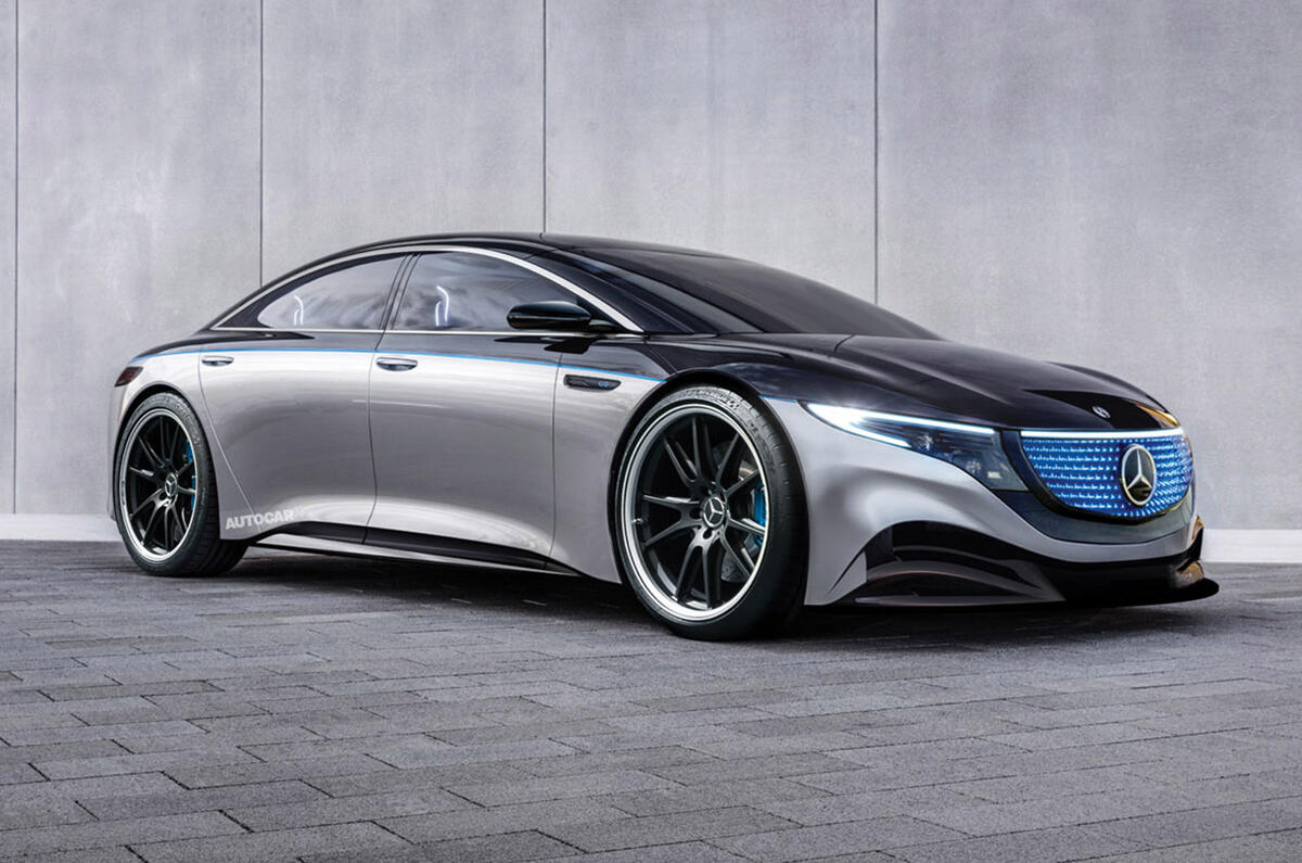 Mercedes-Benz EQS render - static front Mercedes-Benz EQS render - static front