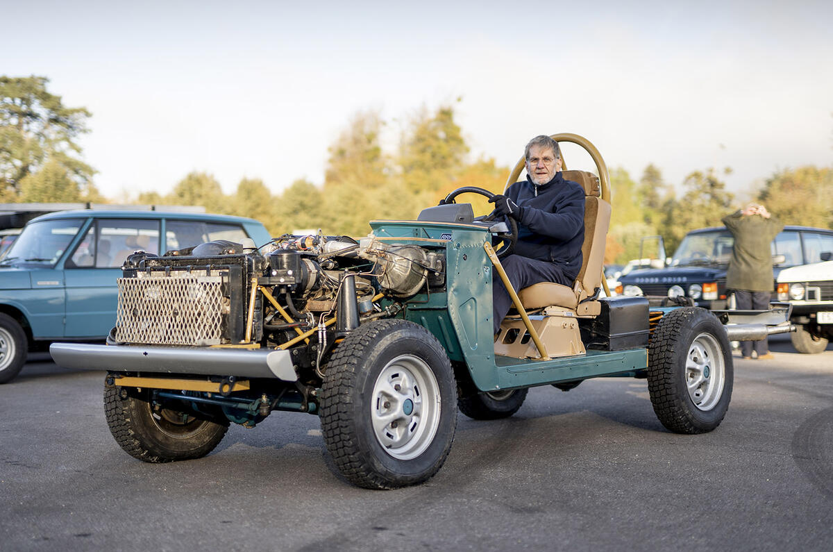 Mk1 Range Rover Drivable Chassis - front Mk1 Range Rover Drivable Chassis - front