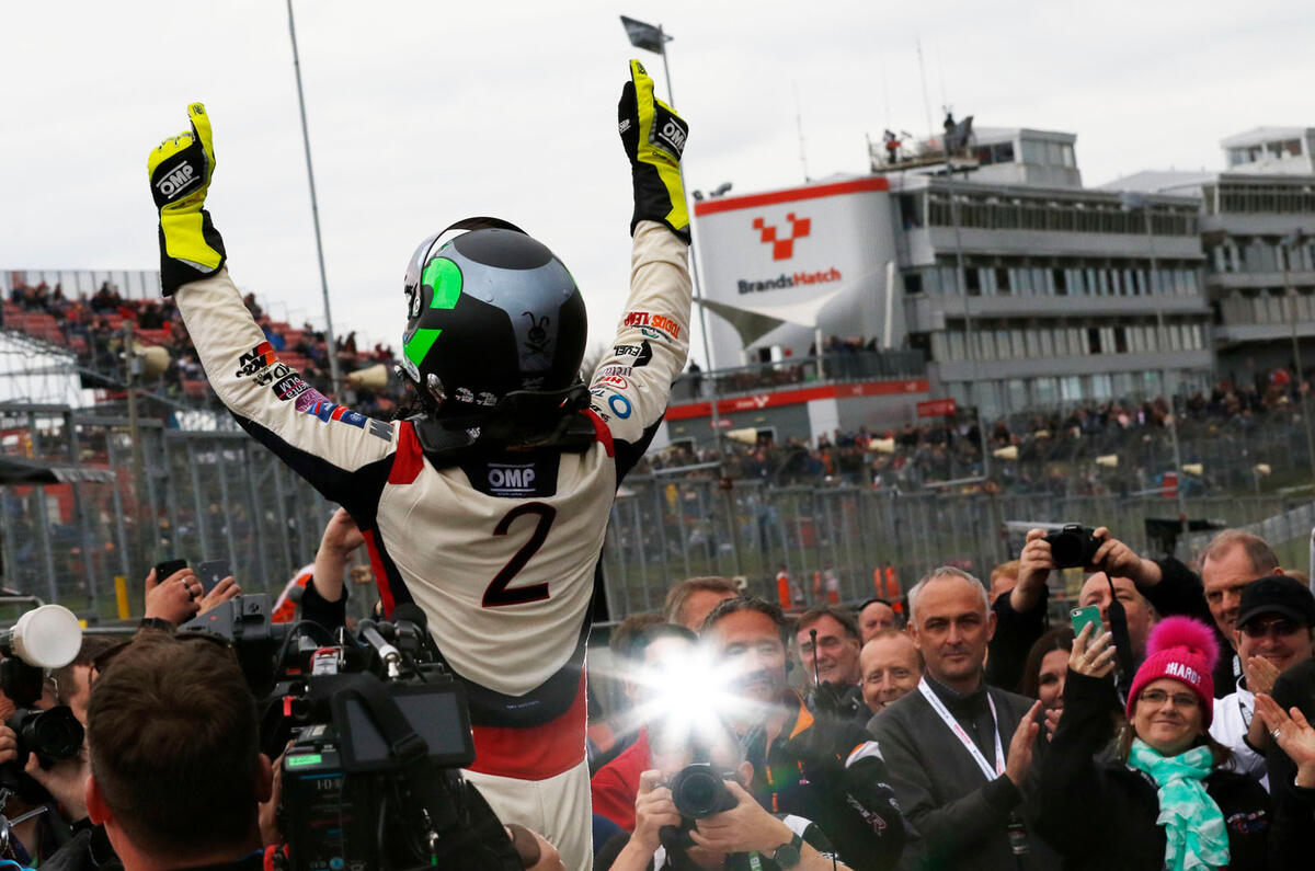 Motorsport Hero Colin Turkington celebrating Motorsport Hero Colin Turkington celebrating