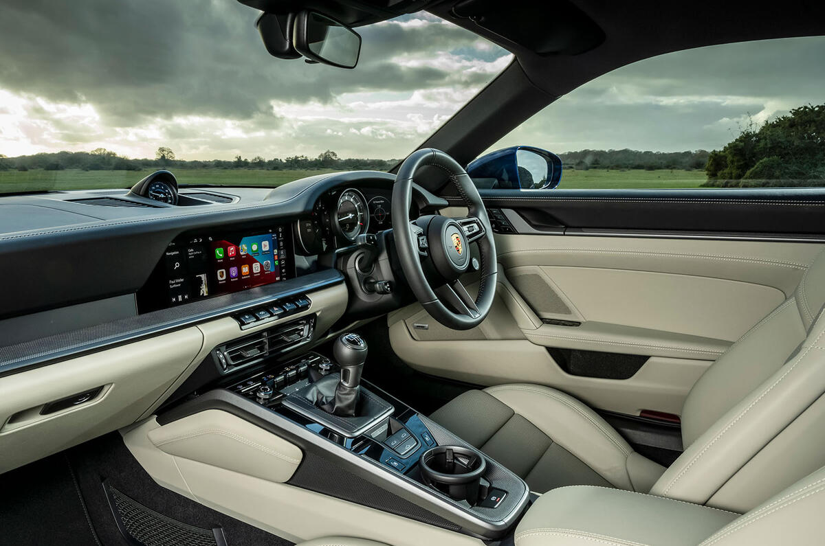 Autocar writers car of 2020 - Porsche 911 Carrera S manual cabin