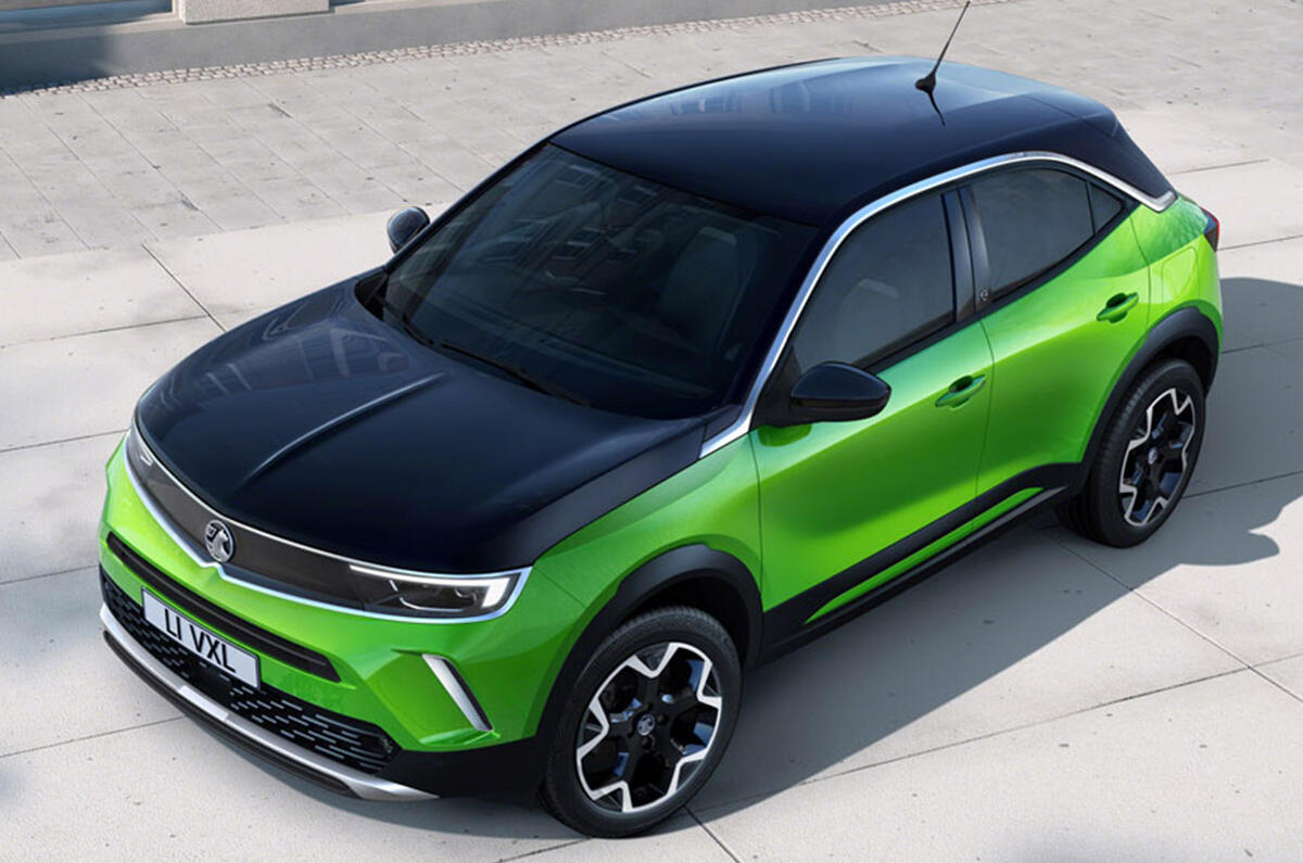 Vauxhall Mokka - static overhead