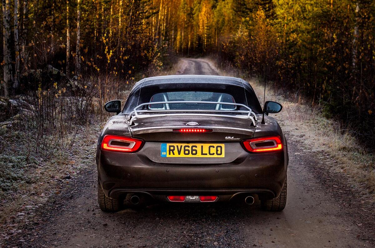 Fiat 124 Spider heads to the Arctic Circle