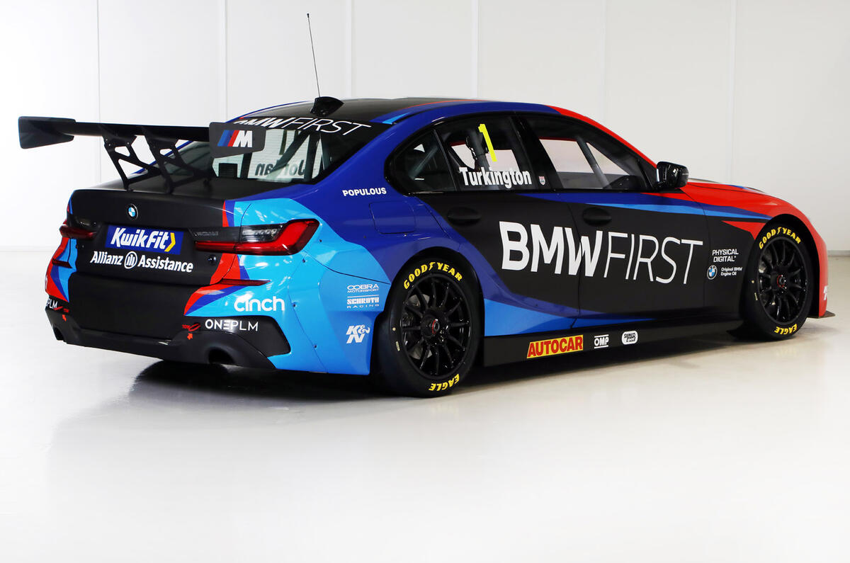 BMW 330i M Sport BTCC - static rear BMW 330i M Sport BTCC - static rear