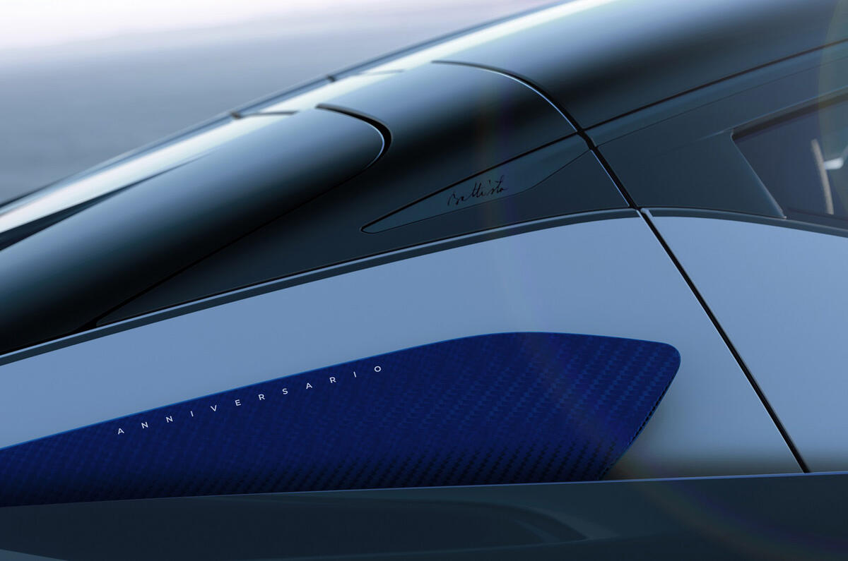 Pininfarina Battista Anniversario 2020 - stationary rear