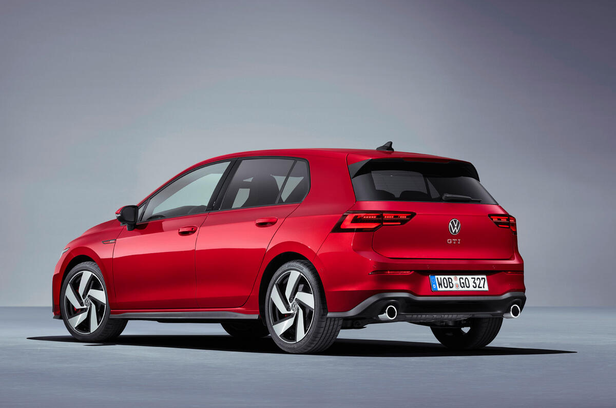 Volkswagen Golf GTI 2020 - stationary rear Volkswagen Golf GTI 2020 - stationary rear