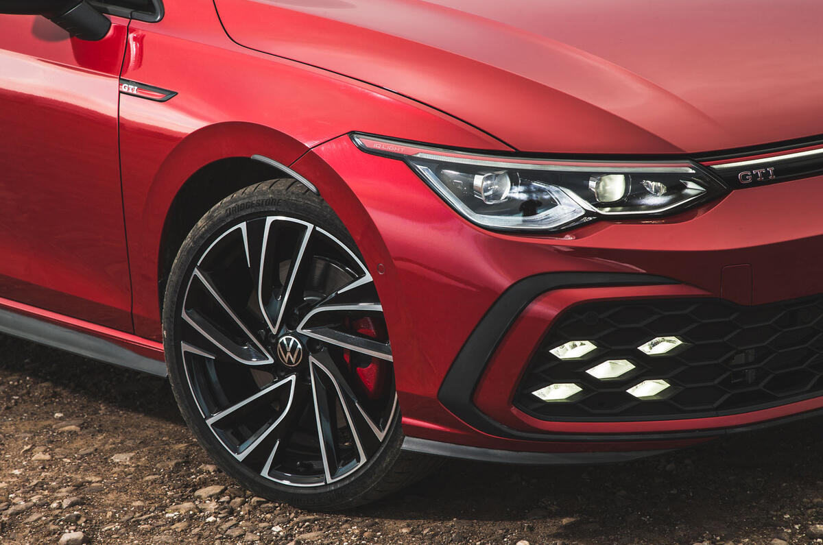 Britain's best affordable drivers car 2020 - VW Golf GTI - alloy wheels Britain's best affordable drivers car 2020 - VW Golf GTI - alloy wheels